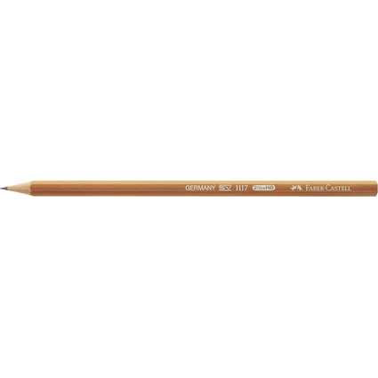 FABER-CASTELL Bleistift 1117, sechseckig, Hrtegrad: HB