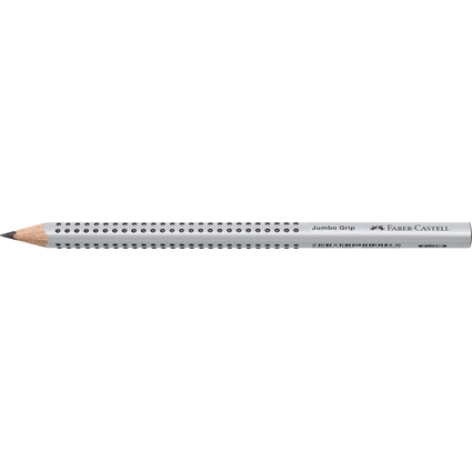 FABER-CASTELL Bleistift Jumbo GRIP, HB, silber