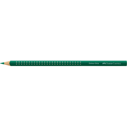 FABER-CASTELL Dreikant-Buntstift Colour GRIP, smaragdgrn