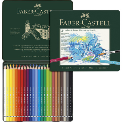 FABER-CASTELL Aquarellstifte ALBRECHT DRER, 24er Metalletui