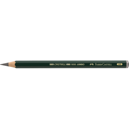 FABER-CASTELL Bleistift CASTELL 9000 Jumbo, Hrtegrad: HB