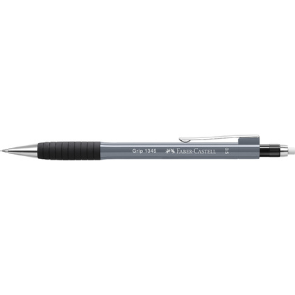 FABER-CASTELL Druckbleistift GRIP 1345, grau