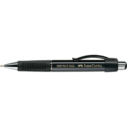 FABER-CASTELL Druckkugelschreiber GRIP PLUS, schwarz