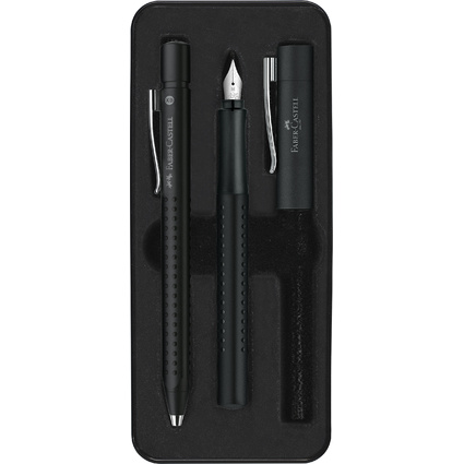 FABER-CASTELL Schreibgerte-Set GRIP 2011, schwarz