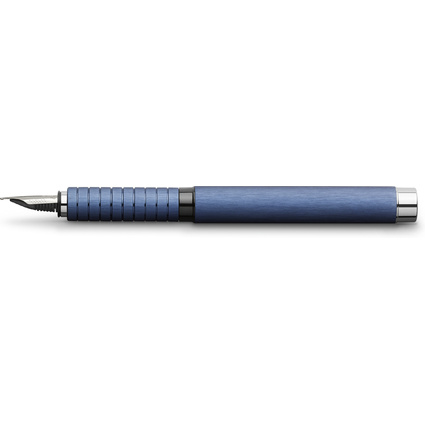 FABER-CASTELL Fllhalter Essentio Aluminium, blau, F