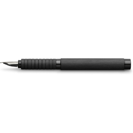 FABER-CASTELL Fllhalter Essentio Aluminium, schwarz, EF