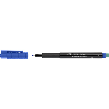 FABER-CASTELL Permanent-Marker MULTIMARK F, blau