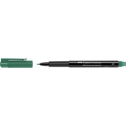 FABER-CASTELL Permanent-Marker MULTIMARK S, grn