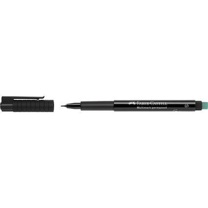 FABER-CASTELL Permanent-Marker MULTIMARK S, schwarz