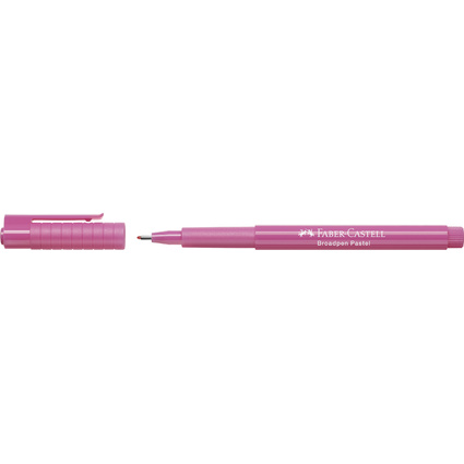 FABER-CASTELL Fineliner BROADPEN Pastell, purpurrosa