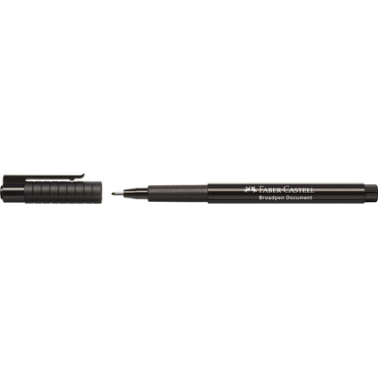 FABER-CASTELL Fineliner BROADPEN, schwarz