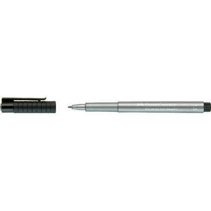 FABER-CASTELL Tuschestift PITT artist pen, silber