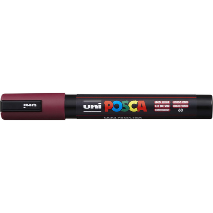 POSCA Pigmentmarker PC-5M, weinrot
