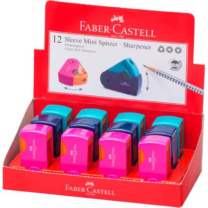 FABER-CASTELL Einfachspitzdose SLEEVE MINI, sortiert