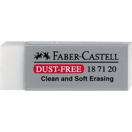 FABER-CASTELL Kunststoff-Radierer DUST-FREE, wei