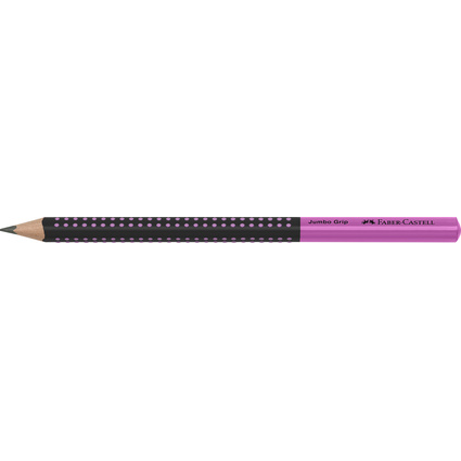 FABER-CASTELL Bleistift Jumbo GRIP TWO TONE, pink