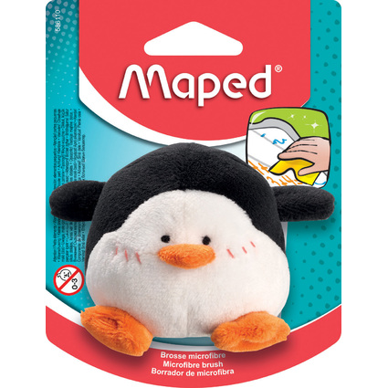 Maped Plschtier-Tafelschwamm "Pinguin", schwarz/wei