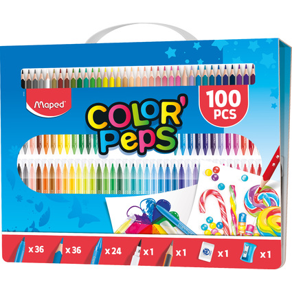 Maped Zeichenset COLOR'PEPS, 100-teilig