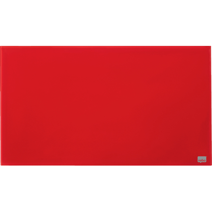 nobo Glas-Magnettafel Impression Pro Widescreen, 31", rot