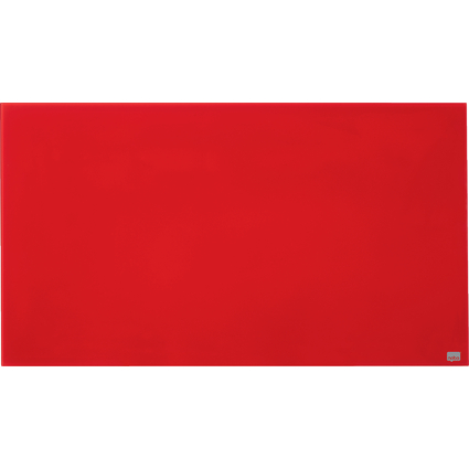 nobo Glas-Magnettafel Impression Pro Widescreen, 45", rot