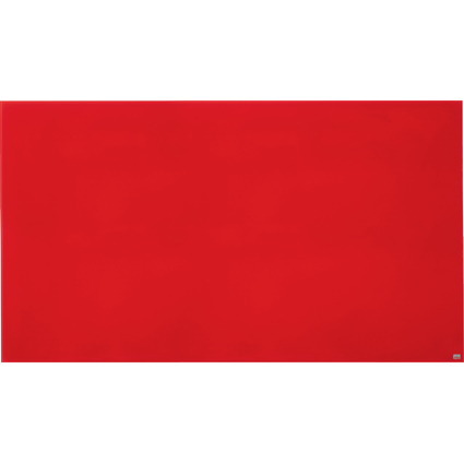 nobo Glas-Magnettafel Impression Pro Widescreen, 57", rot