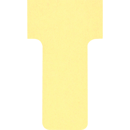 nobo T-Karten, Gre 1 / 28 mm, 170 g/qm, gelb
