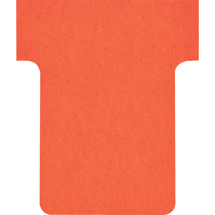 nobo T-Karten, Gre 1,5 / 45 mm, 170 g/qm, rot