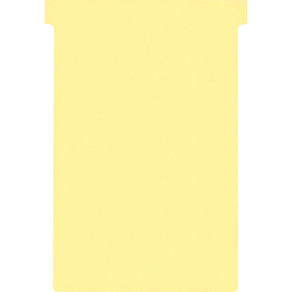 nobo T-Karten, Gre 4 / 124 mm, 170 g/qm, gelb