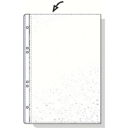 HETZEL Prospekthlle Economic, A6, PP, genarbt, 0,075 mm