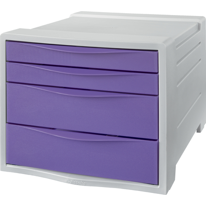 Esselte Schubladenbox Colour'Breeze, 4 Schbe, lavendel