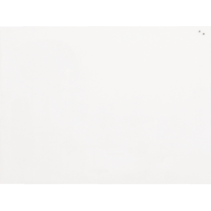 FRANKEN Design-Glastafel, 600 x 450 mm, reinwei