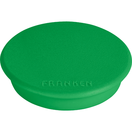 FRANKEN Haftmagnet, Haftkraft: 300 g, Durchm. 24 mm, grn