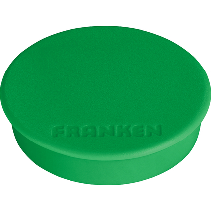 FRANKEN Haftmagnet, Haftkraft: 1.500 g, Durchm. 38 mm, grn