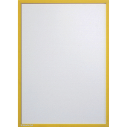 FRANKEN Magnet-Tasche Frame It Eco, DIN A4, gelb