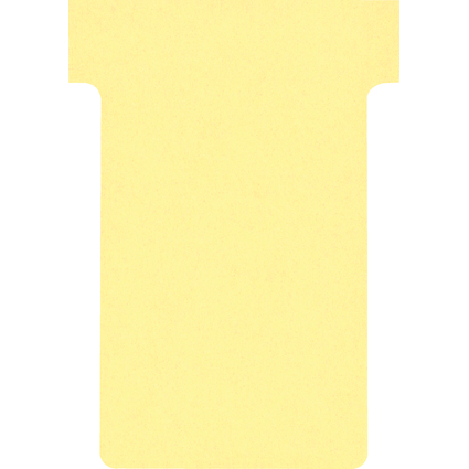 FRANKEN T-Karten, Gre 2 / 48 x 84 mm, gelb