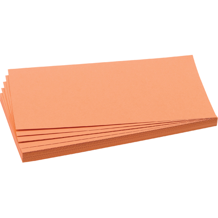 FRANKEN Moderationskarte, Rechteck, 205 x 95 mm, orange