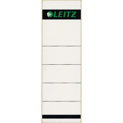LEITZ Ordnerrcken-Etikett, 61 x 192 mm, kurz, breit, grau
