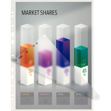 LEITZ Laminierfolientasche, DIN A4, glnzend, 250 mic