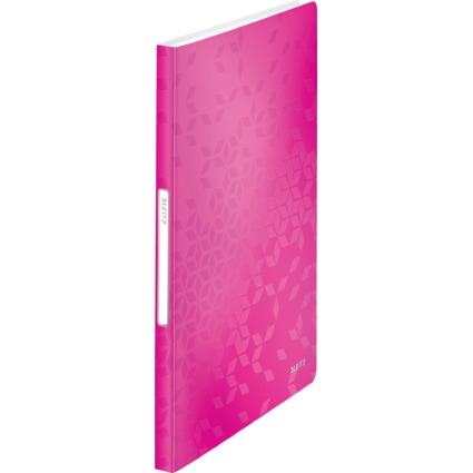 LEITZ Sichtbuch WOW, A4, PP, mit 40 Hllen, pink