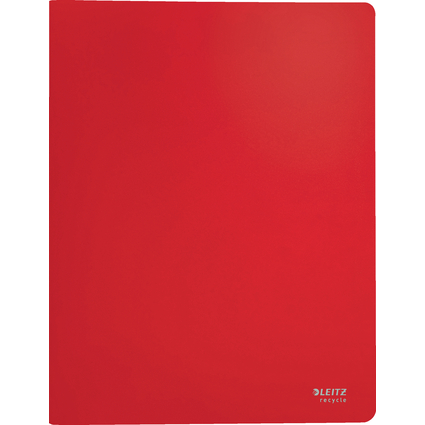 LEITZ Sichtbuch Recycle, A4, PP, mit 20 Hllen, rot