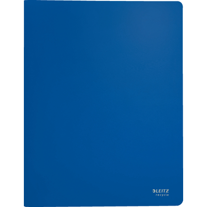 LEITZ Sichtbuch Recycle, A4, PP, mit 20 Hllen, blau