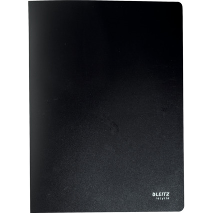 LEITZ Sichtbuch Recycle, A4, PP, mit 20 Hllen, schwarz