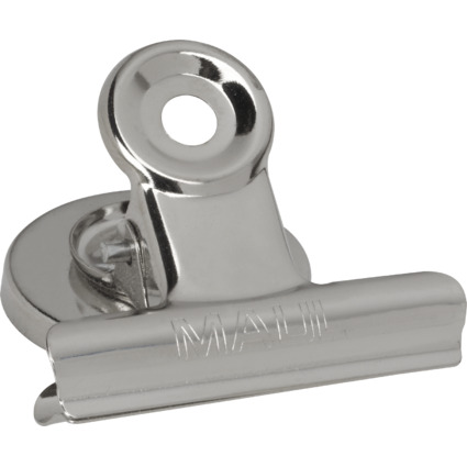 MAUL Briefklemmer mit Kraftmagnet, Breite: 30 mm, nickel