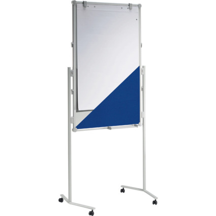 MAUL Moderationstafel MAULpro, 750 x 1.200 mm, blau/wei