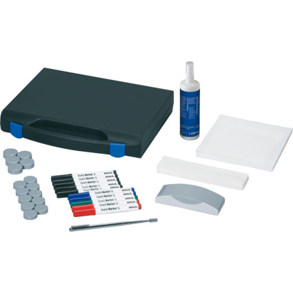 MAUL Weiwandtafel Zubehr-Set, Kunststoffkoffer