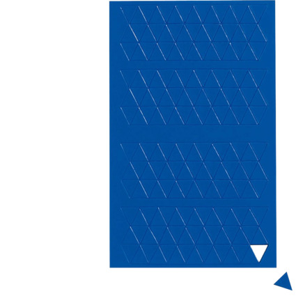 MAUL Magnetsymbol Dreieck, 10 x 10 mm, blau