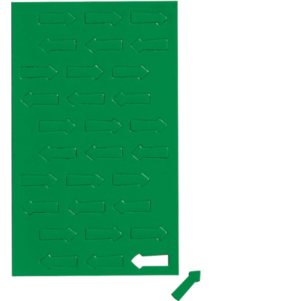 MAUL Magnetsymbol Pfeil, 20 x 10 mm, grn