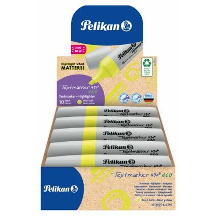 Pelikan Textmarker 490 eco, neongelb