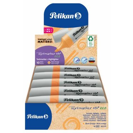 Pelikan Textmarker 490 eco, neonorange