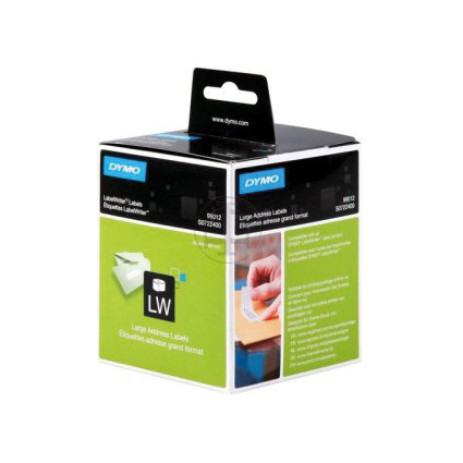 DYMO LabelWriter-Ordner-Etiketten, 38 x 190 mm, wei